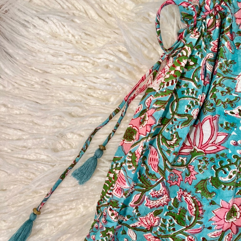 Perry Walker Collective "Dress in Pink/Green Floral" NWT - Picture 3 of 7
